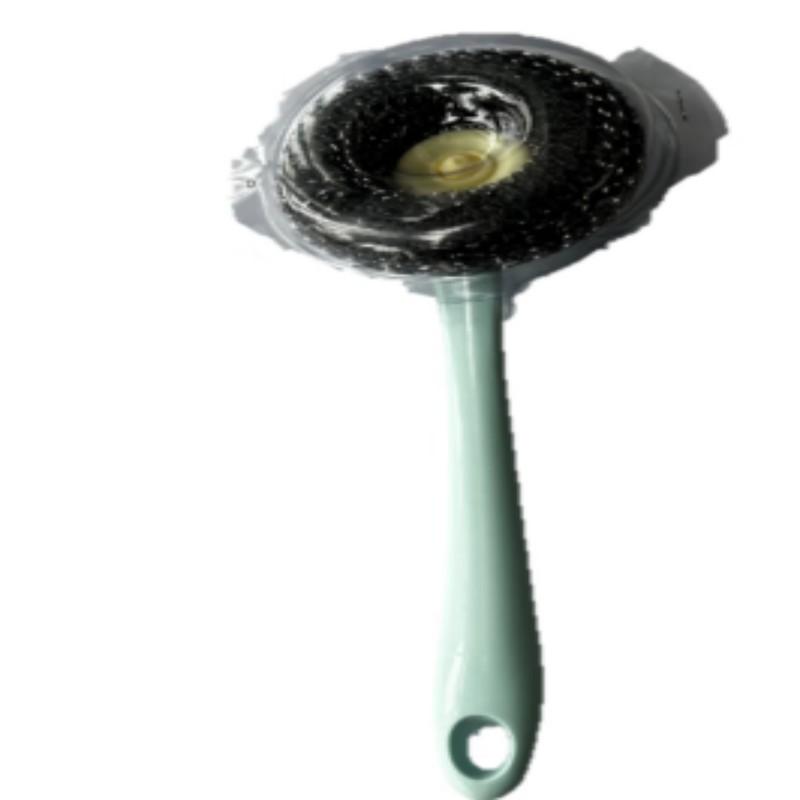 高杨茂诺 长柄钢丝球刷(多种颜色随机) 常规款 把高清大图