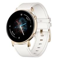 (顺丰当天发)华为(HUAWEI)华为智能手表WATCHGT2 42毫米 时尚款 凝霜白 两周续航+户外运动手表+实时心率+睡眠监测+NFC支付华为gt2手表