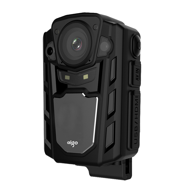 爱国者（aigo）执法记录仪DSJ-R2高清红外夜视1080P便携加密激光定位录音录像拍照对讲黑色32G