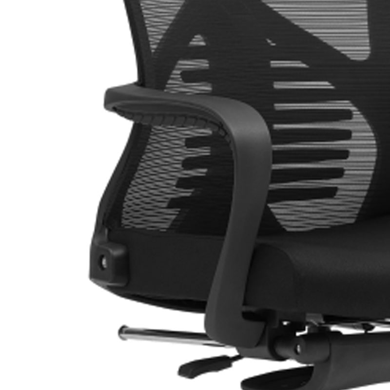 初嘉CJ-7116办公椅午休椅可躺转椅电脑椅网布椅高背职员椅 黑框高清大图