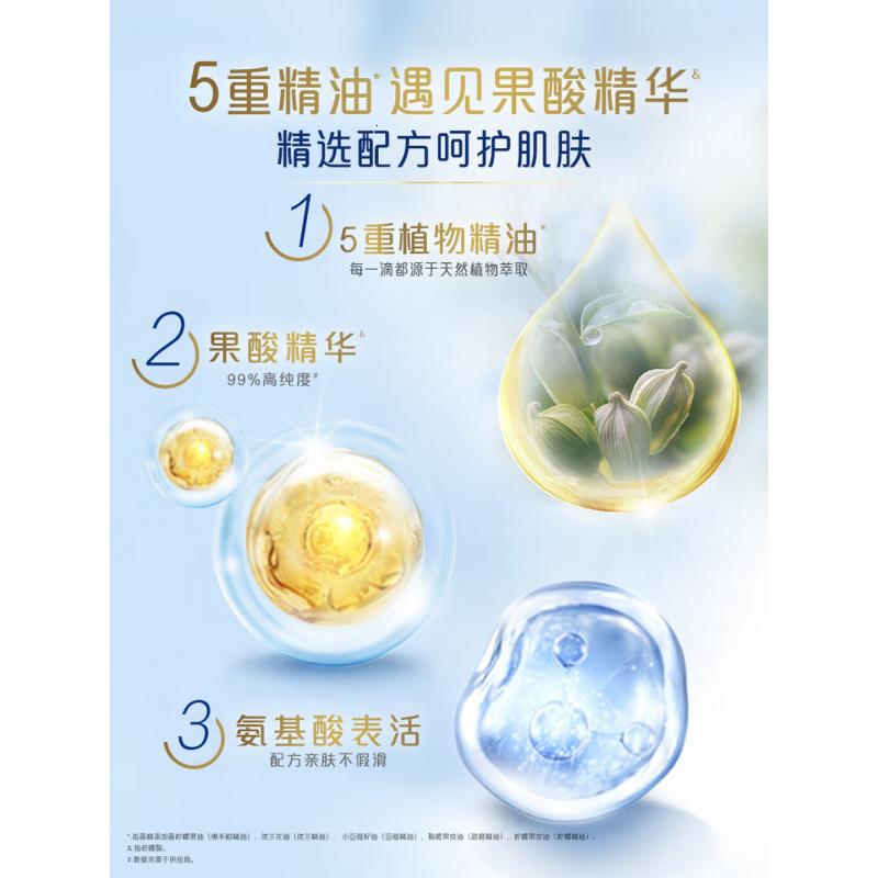 舒肤佳净透泡沫沐浴露 沉澈乌木玫瑰香500g 含果酸 持久留香 男女士通用高清大图