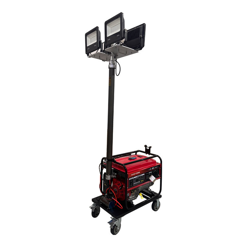 顶火 GMD6111 AC220V 100W*4 IP66 光源类别LED 发电机功率5KW 固态自动升降工作灯高清大图