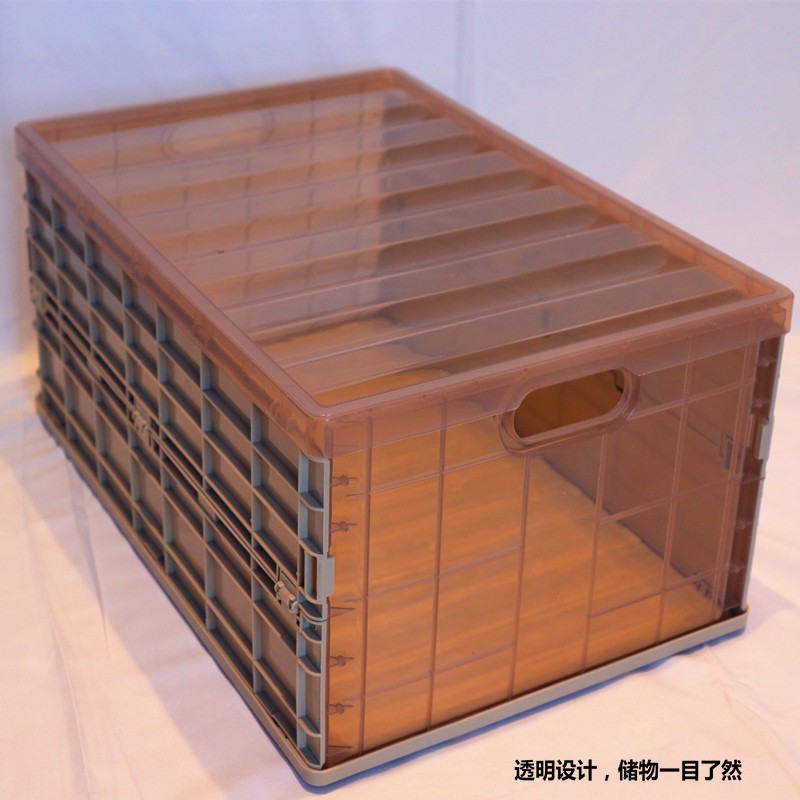 装书收纳箱子可折叠书箱教室用高中学生放书书本整理箱塑料储蓄箱 三维工匠高清大图