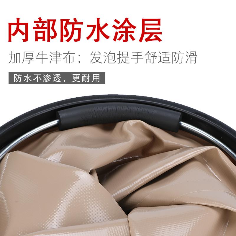 家柏饰(CORATED)便携式折叠水桶 专用洗车桶折叠桶汽车旅行车用 钓鱼可折叠伸缩桶高清大图