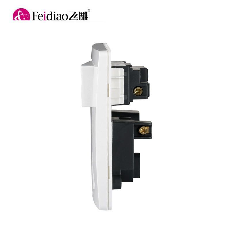 图书>期刊/杂志>男士>图书其它>飞雕86型暗装一开单控五孔5孔开关带