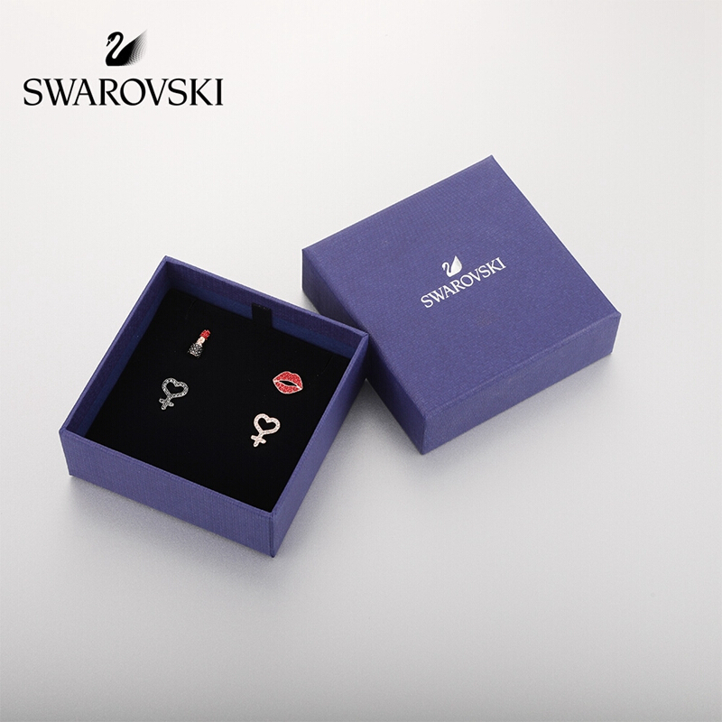 SWAROVSKI 施华洛世奇 MINE人造水晶耳饰女士耳饰 个性红唇耳钉 海外正品 全国联保 明星同款 5409706