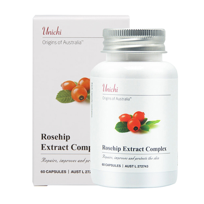 unichi玫瑰果精华胶囊二代60粒/瓶装 澳洲原装进口 膳食营养补充剂