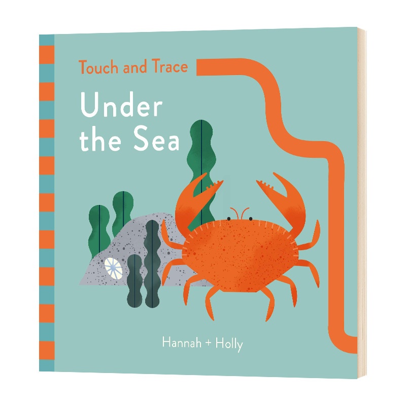 [醉染正版]低幼触摸书 海洋 英文原版绘本 Touch and Trace Under the Sea 儿童认知科普读物高清大图
