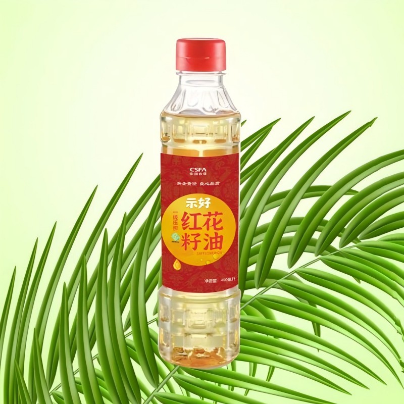 中垦飨味堂 红花籽油 400ML 单位:瓶高清大图