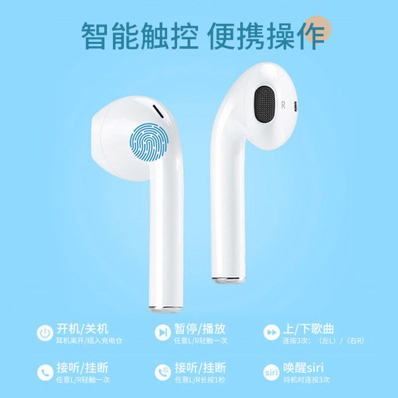 波格朗(POGLIAR) 无线蓝牙耳机双耳运动带独角兽挂件单入耳式迷你苹果华为小米vivo安卓手机通用图片