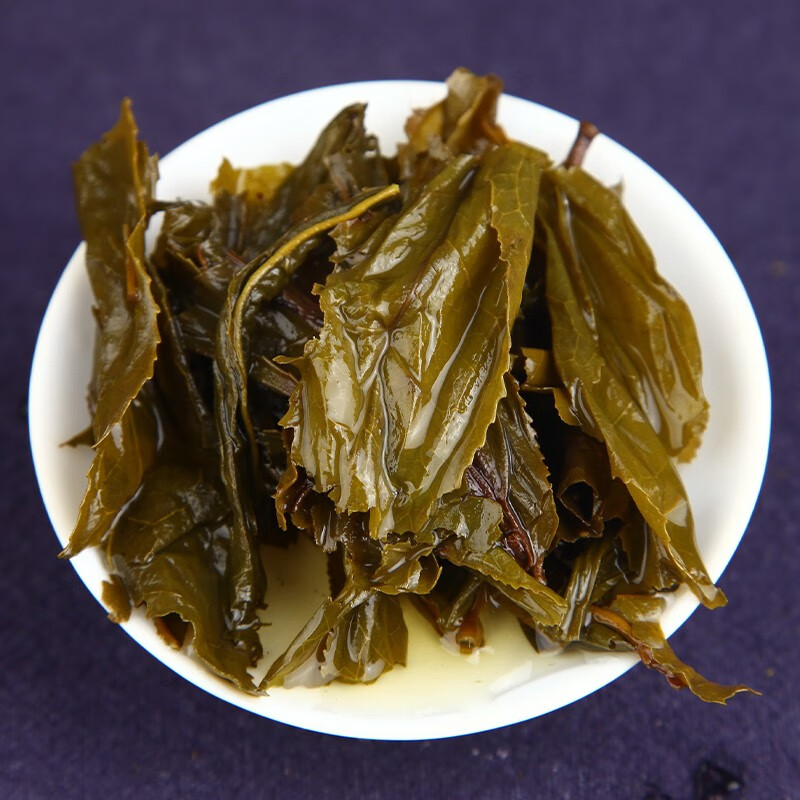 白沙溪茶叶安化黑茶金花茯茶砖茶紫印荒山料礼盒装1kg送礼袋高清大图