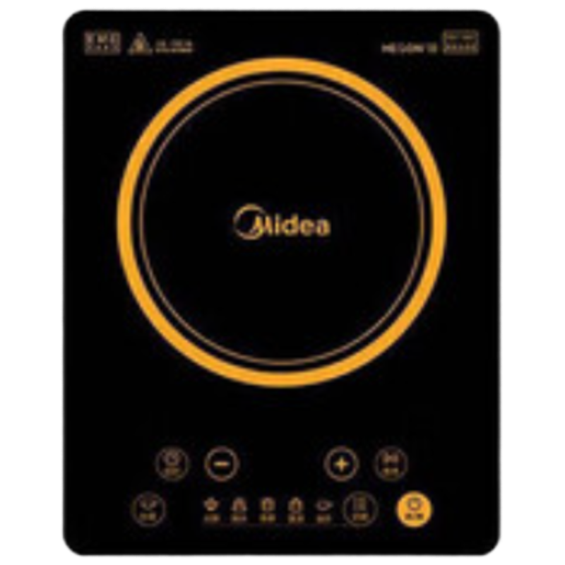 美的(Midea)电磁炉家用按键式触摸式速热火锅炉磁炉定温定时4D防水台式家用爆炒 C22-HT2218HM ZH