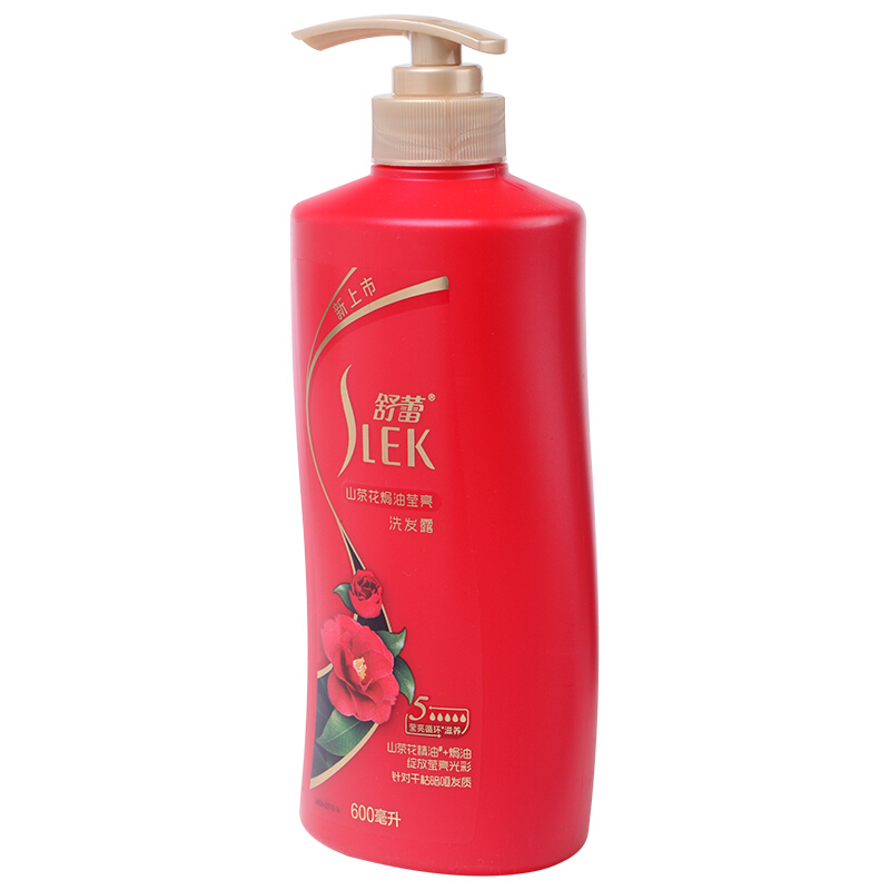 舒蕾山茶花/蚕丝/去屑洗发水男女士洗发水600ML*2瓶通用家庭套装,随机发货