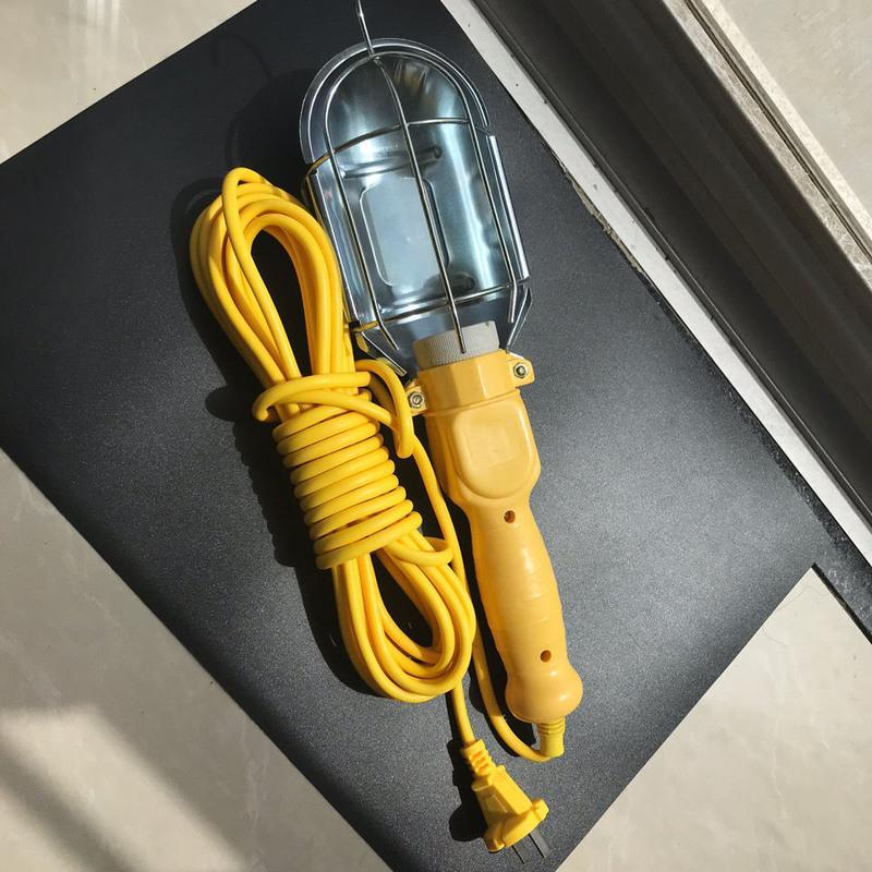 led汽车检修灯工作灯手持移动带磁铁挂钩应急灯户外照明检修灯7米铜线