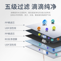 志高(CHIGO)净水器家用直饮一体机接自来水加热即饮纯水机反渗透饮水机自吸净水机台式管线机HR103 自行安装