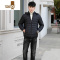 YANXU棉衣男短款冬季新款加厚外套男士中青年加肥加大干活保暖棉袄
