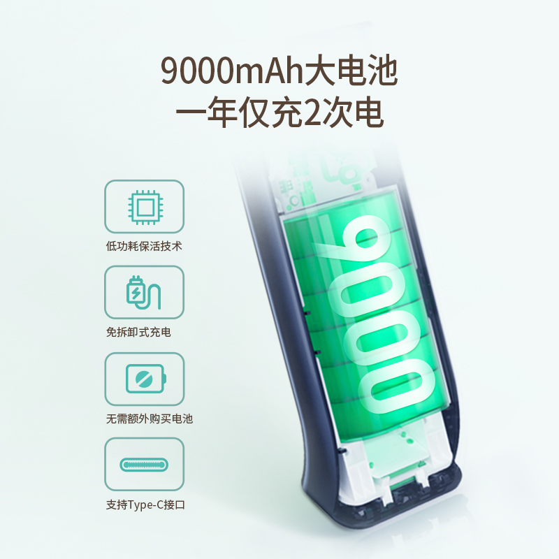 360双摄可视门铃R5Max双摄像头家用监控智能摄像机 2.5K智能门铃电子猫眼 无线wifi 400W超清夜视+读卡器高清大图