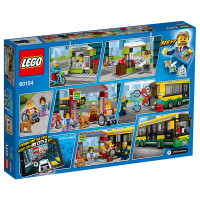 LEGO 乐高 City 城市系列 公交车站积木玩具 塑料材质 6-14岁 200块以上