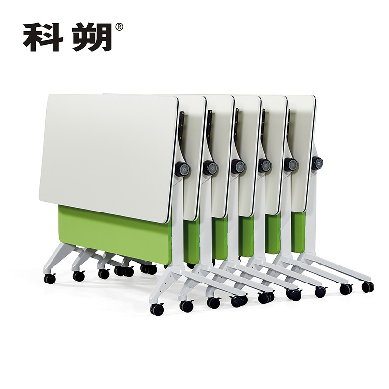 科朔 折叠桌条桌长条会议桌翻版桌会议桌1400W*400D*750H FT-7614