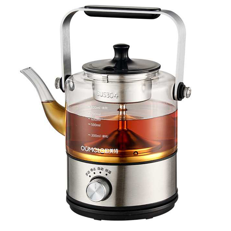 欧美特煮茶器0.8L煮茶壶养生壶电水壶OMT-PC0805A