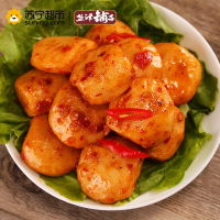 盐津铺子 休闲零食 湖南特产小吃办公室零食辣条蒸鱼丸香辣味 180g
