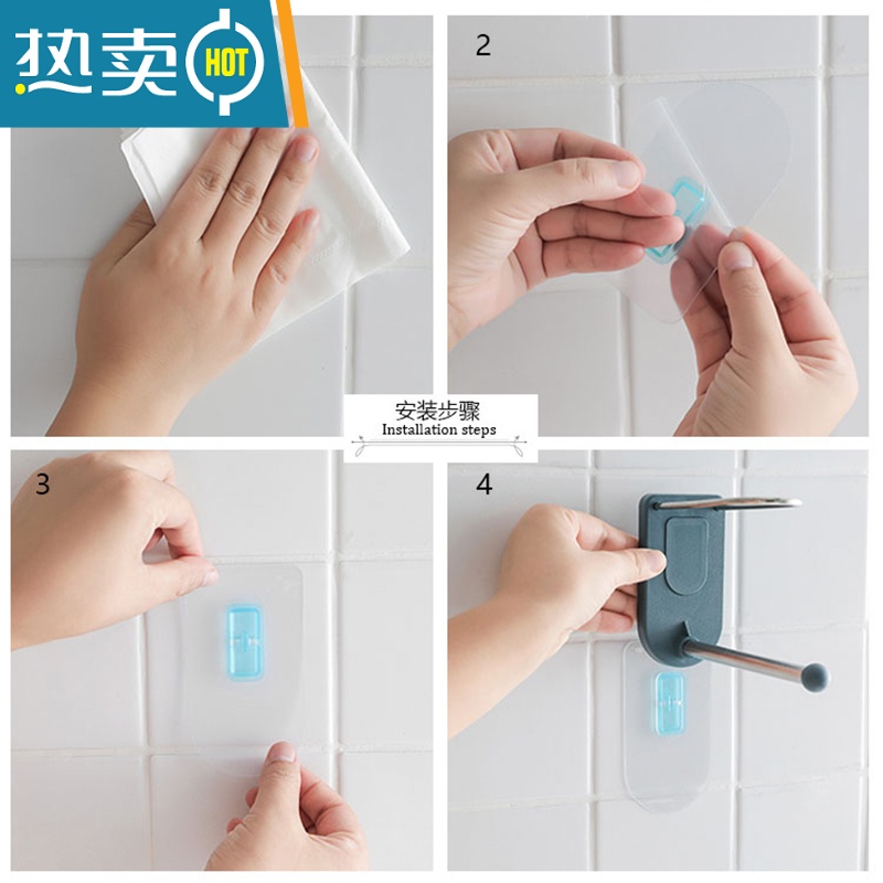 敬平衣架收纳器免打孔壁挂夹子整理架挂钩阳台不锈钢晾放 白色2个装 不锈钢款 1个衣夹高清大图