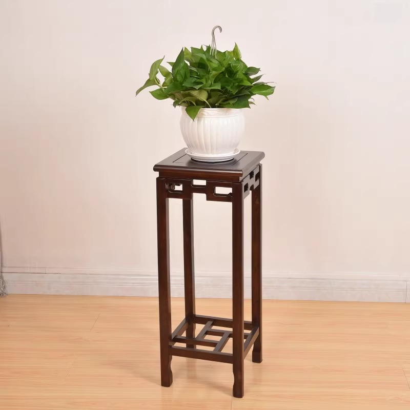 新中式实木博古架多宝阁茶室茶具展示柜 单个实木花架