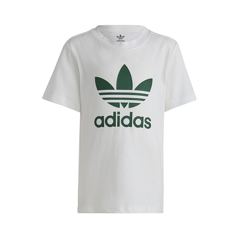 adidas童装adicolor字母logo印花圆领短袖t恤短裤运动套装男童女童ib