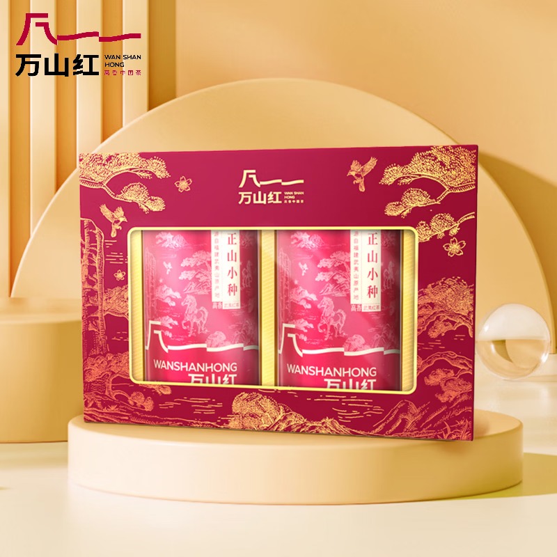 八马茶叶-万山红-多好运一级正山小种220g