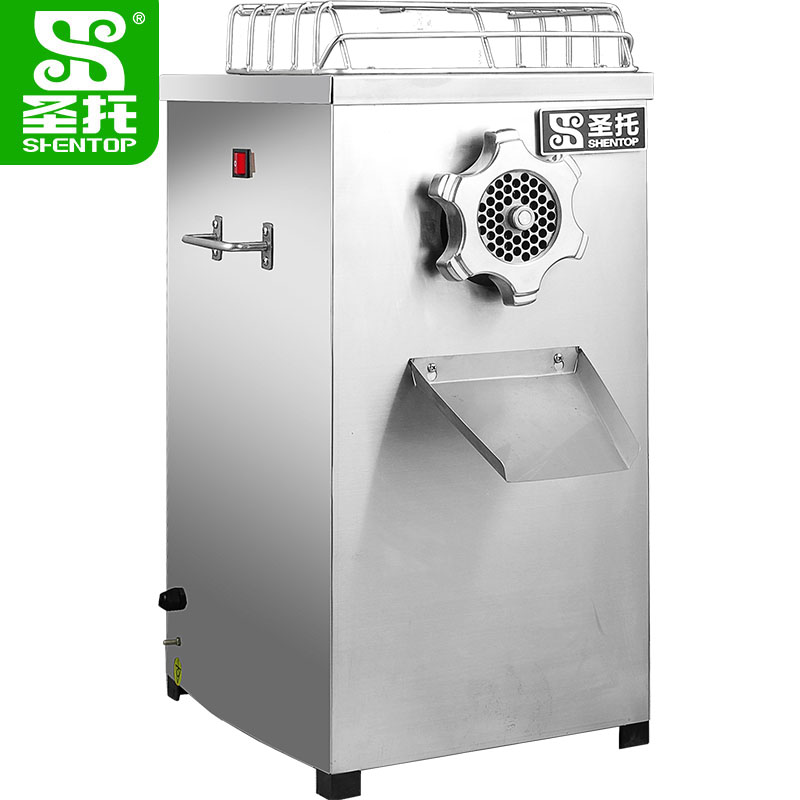 圣托(Shentop)30面条压面机 大型电动揉面压面条压皮机 不锈钢全自动压面机DGA04高清大图