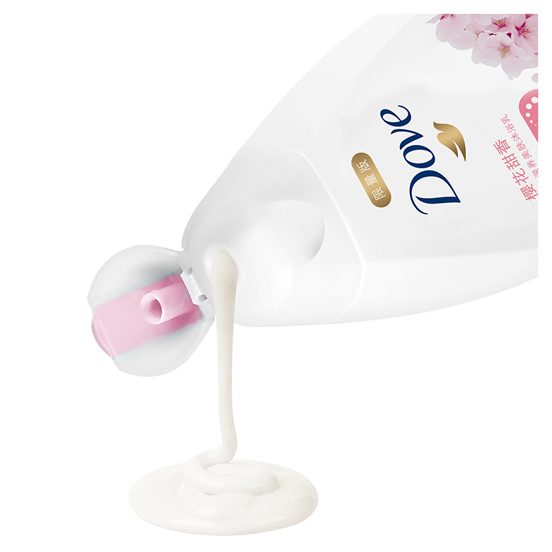 多芬(Dove)沐浴露 樱花甜香 滋养美肤沐浴乳400g[联合利华]高清大图