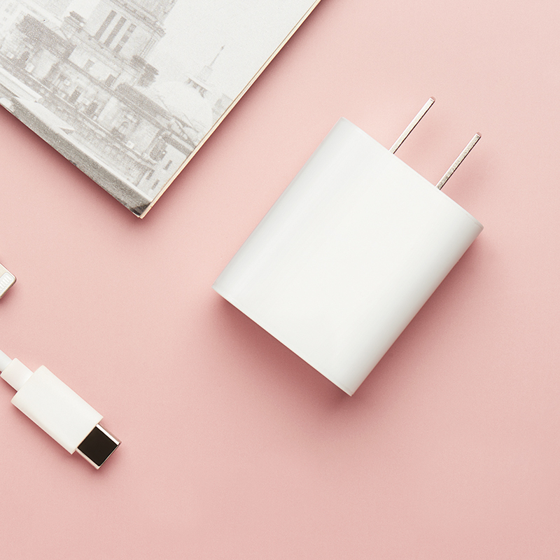 苏宁极物苹果PD快充C口Type-C充电器20W快充头支持iphone13/12/iPad Pro/MacBook