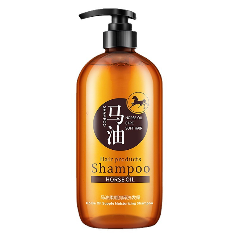 泊泉雅马油柔顺润泽洗发露300ml 无硅油洗发水保湿