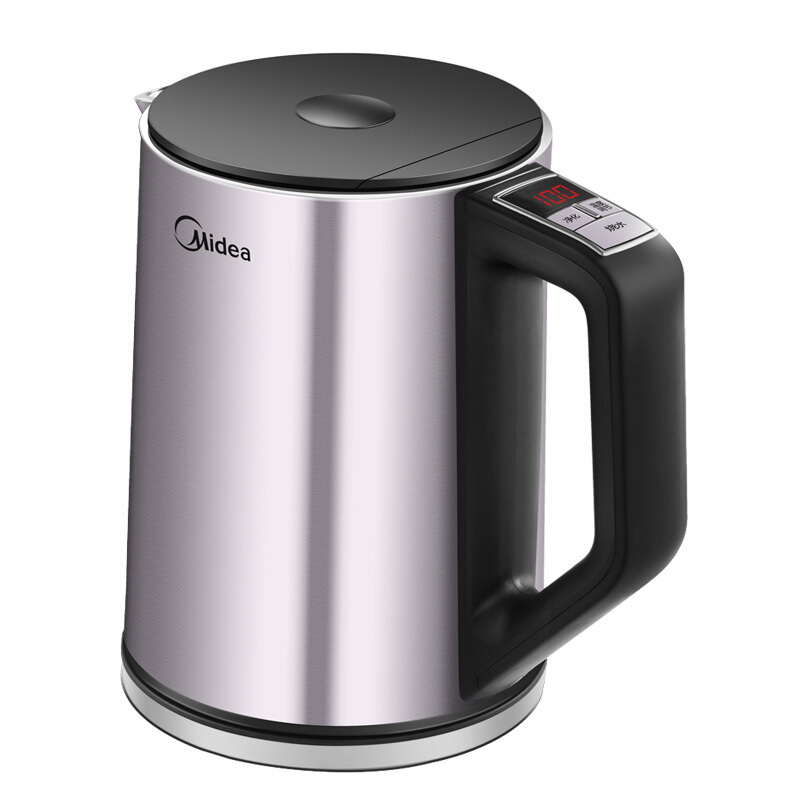 美的/Midea HE1504a 1.5L电热水壶 四段选温 双层防烫 全钢无缝