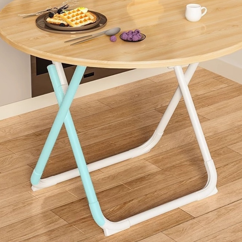 宜掌柜 圆形餐桌 便携桌0.8米 张高清大图