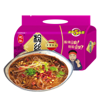 今麦郎方便粉丝 光华粉丝馆酸辣粉丝五连包 袋装粉丝 98g*5小袋 方便速食