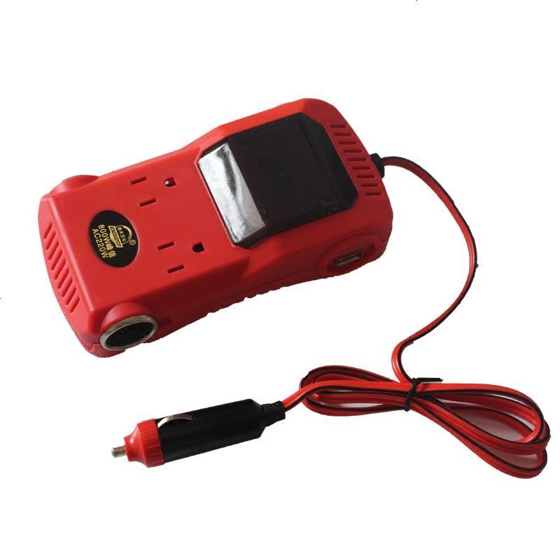 车载逆变器12V24V转220V多功能车用迷你小型电源转换器充电器插座