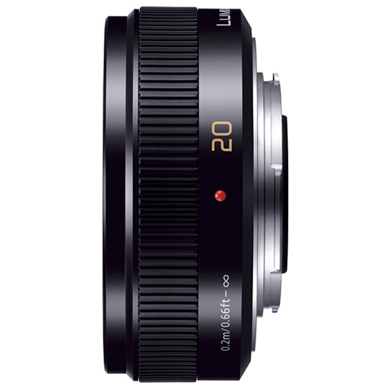 松下(Panasonic) LUMIXG 20MM/F1.7II 二代定焦镜头 黑色松下卡口广角定焦镜头46mm滤镜口径