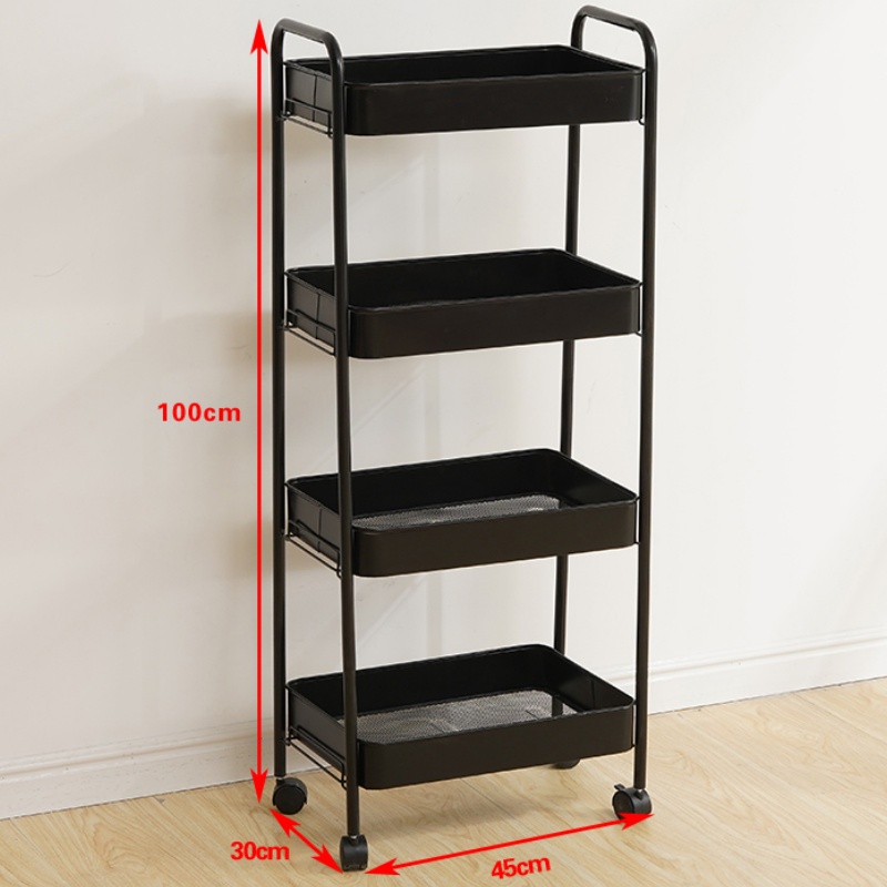 豫汉迎 置物架收纳架四层个