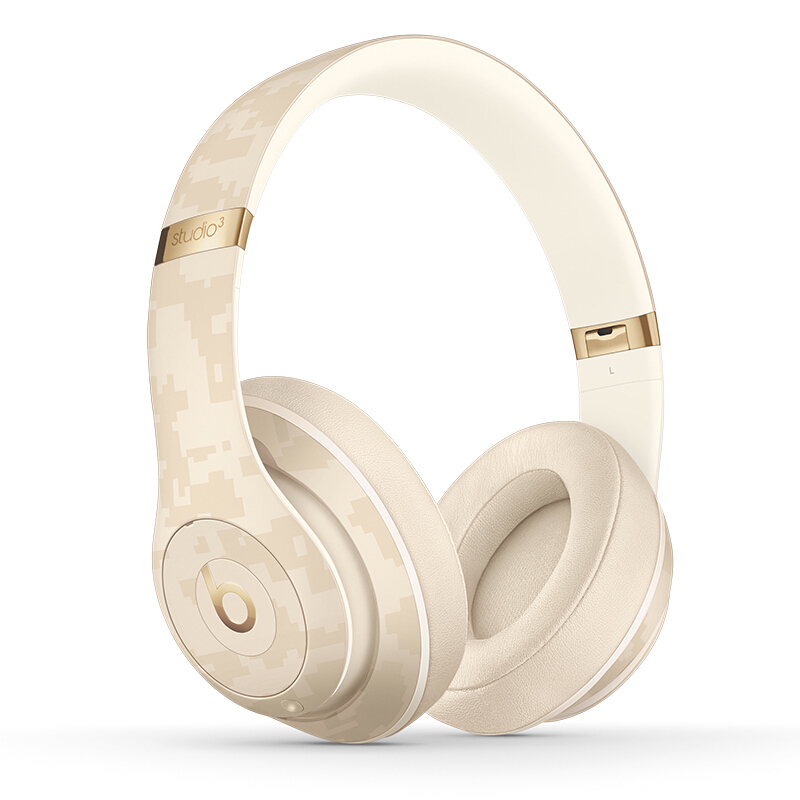 BEATS Studio3 Wireless 录音师无线3代 头戴式 蓝牙无线耳机 降噪耳机 游戏耳机 - 迷彩沙