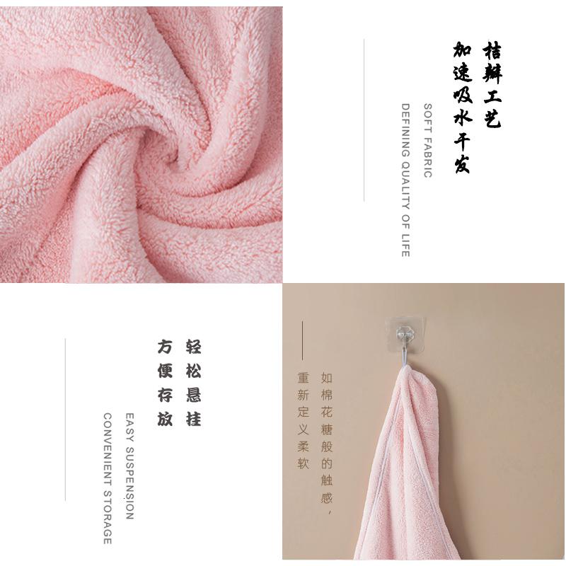 干发帽女吸水速干日本毛巾干发巾可爱加厚洗头长发包头巾浴帽 三维工匠 经典条纹-双色高清大图