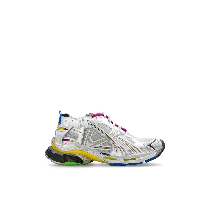 巴黎世家(Balenciaga)多色男士跑步鞋透气轻便舒适弹性运动鞋