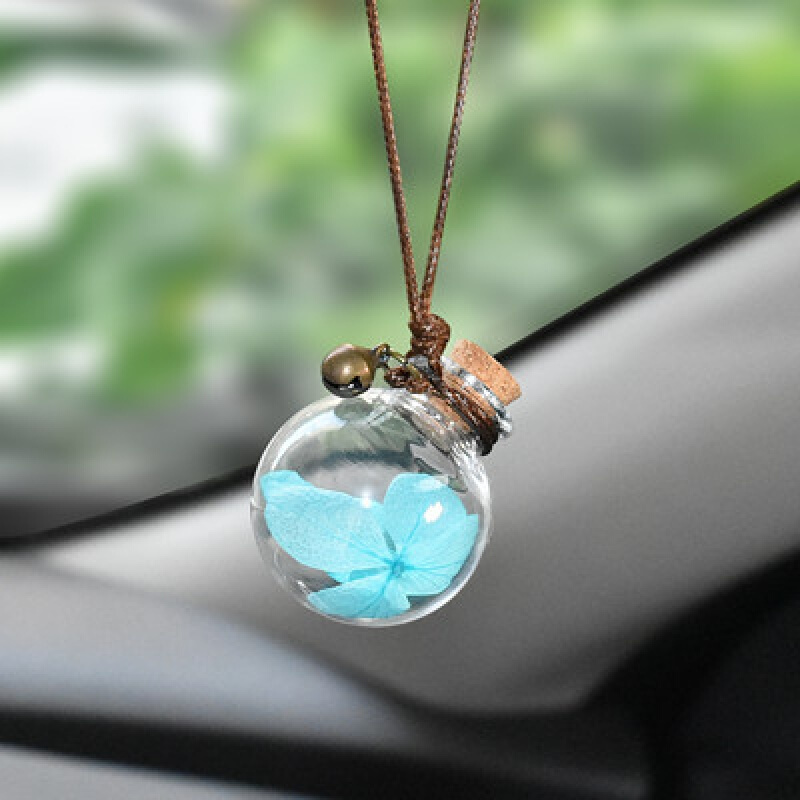 适用于汽车挂件文艺风车载挂件淡香挂式车用香薰车内饰品挂件汽车瓶