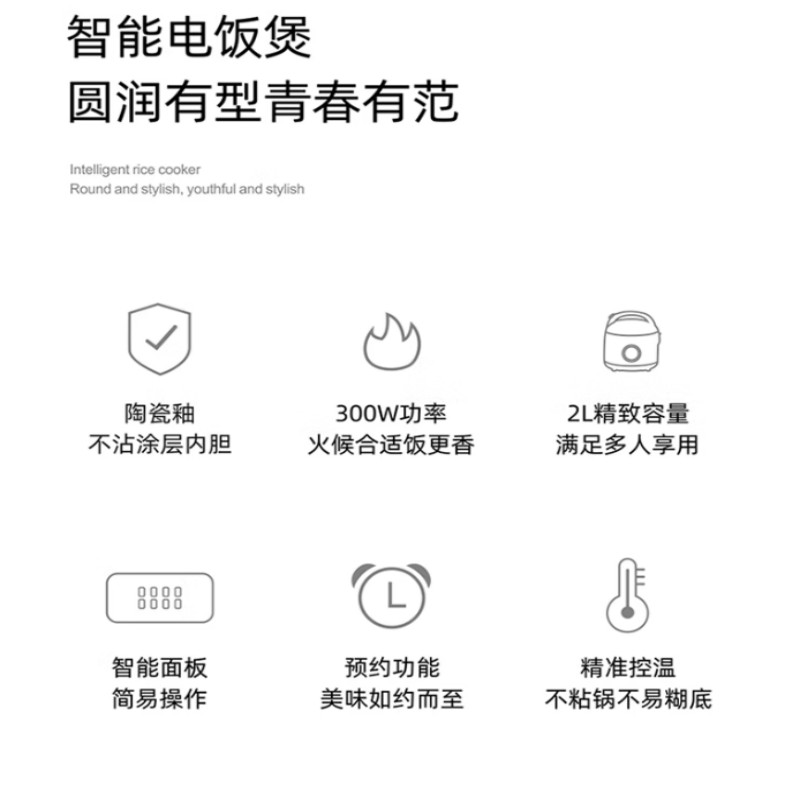 施耐德2L电饭煲SWK-XFL01高清大图