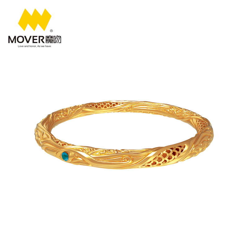 电影《哪吒之魔童降世》正版授权 Mover魔吻 哪吒封印之乾坤圈手镯 合金手镯饰品