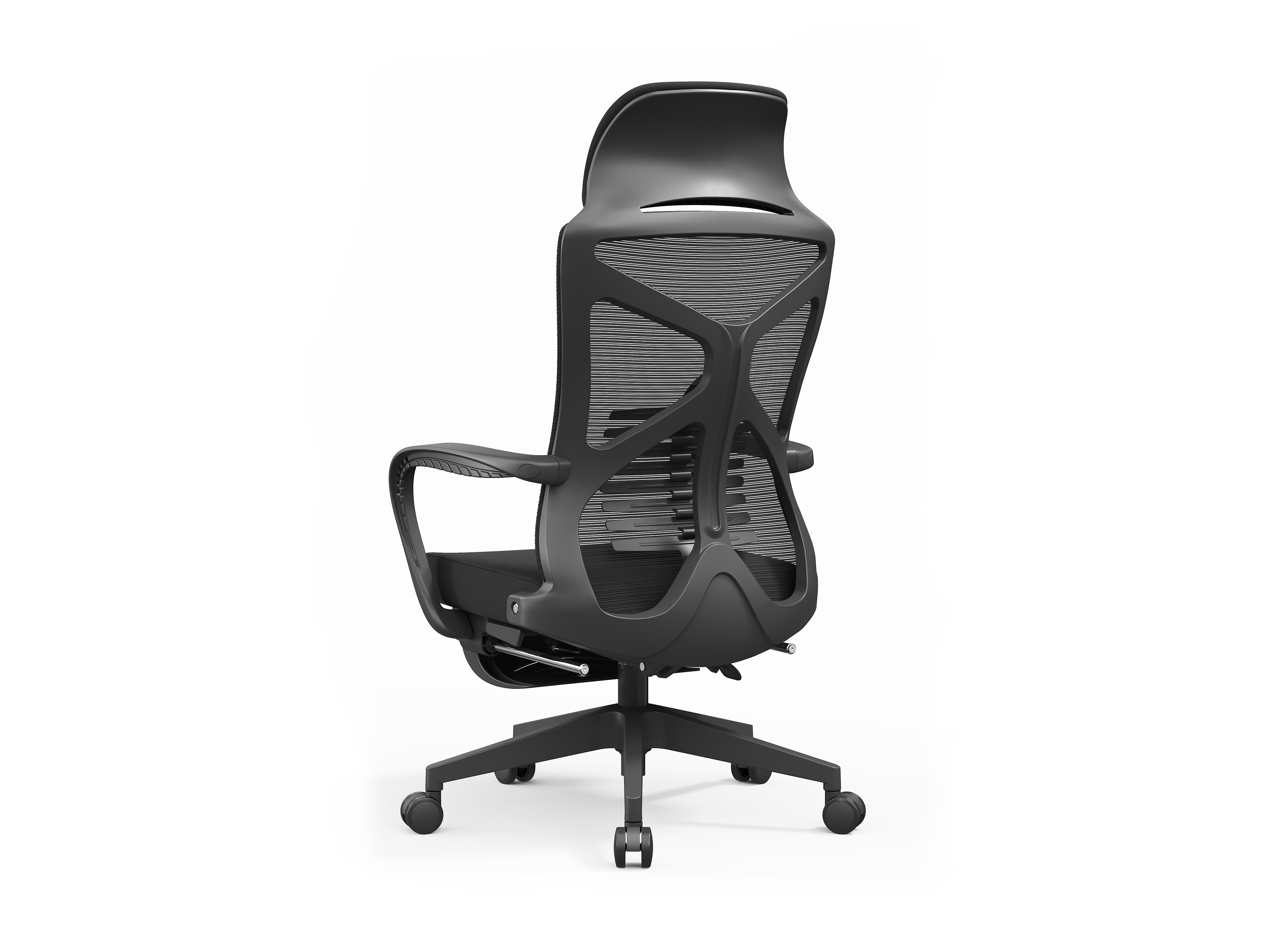 德诚和(DCH)升降转椅带扶手高背办公椅主管椅