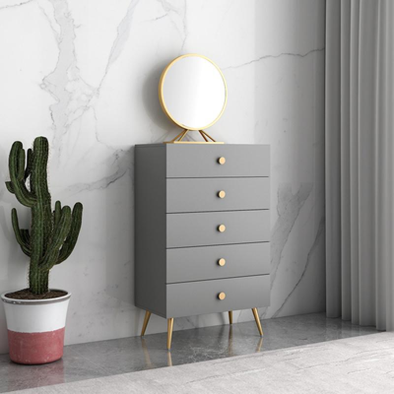 北欧斗柜简约现代小户型客厅储物柜靠墙收纳柜卧室多功能抽屉柜子 五斗柜不包安装不包安装组装