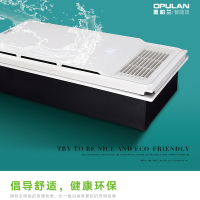 奥柏兰（AOBOLAN）T1-5集成吊顶浴霸卫生间嵌入式300*600多功能智能风暖浴霸换气取暖含照明五合一浴霸