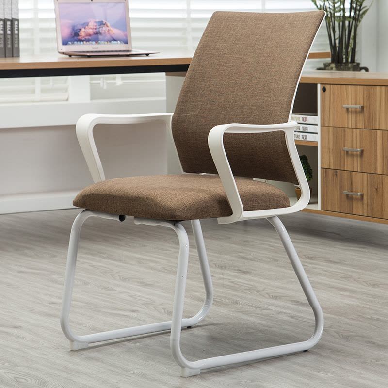 鑫环境 办公椅电脑椅家用办公椅弓形椅子网布会议椅麻将椅四脚椅棋牌室椅学习椅培训椅黑色网椅图片