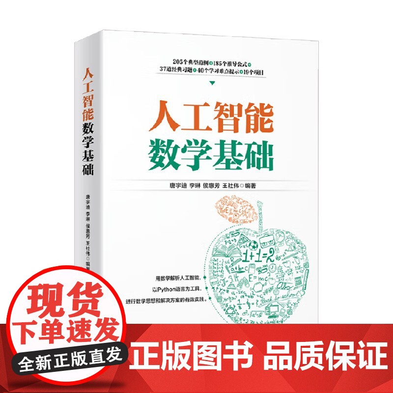 人工智能数学基础 唐宇迪 等 编著 计算机与互联网高清大图